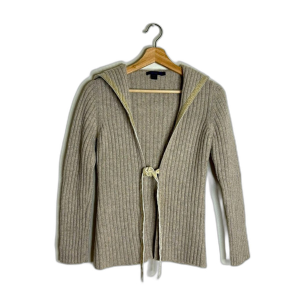 Boden ladies 100% lambswool open cardigan long sleeve size 12 - Picture 1 of 11